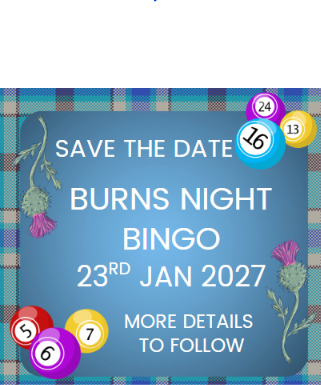 Burns Night Bingo Save the date image 29.10.26