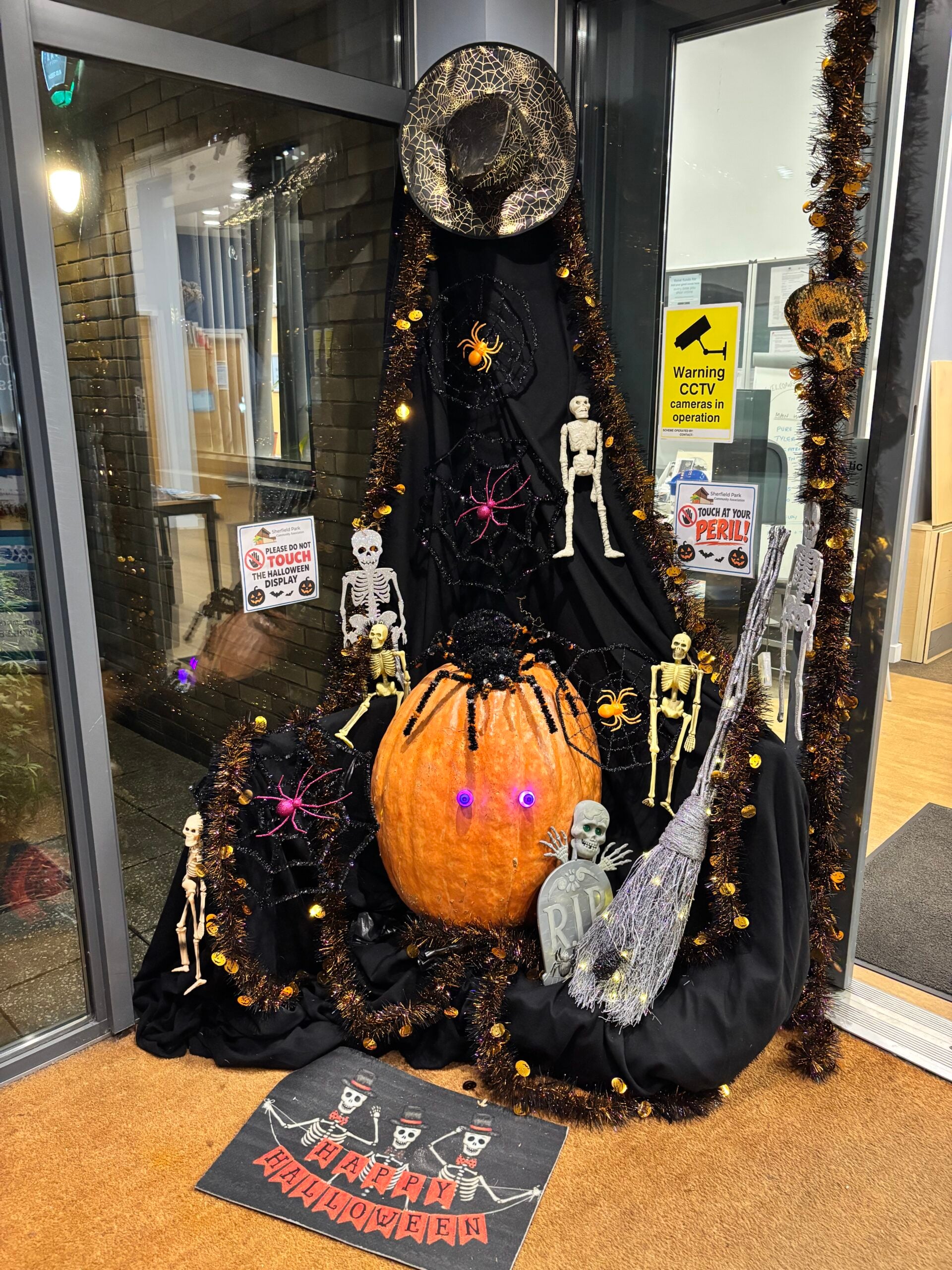 Main Entrance Giant Pumpkin Decs