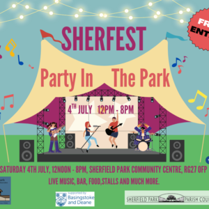 Official poster Sherfest Party In The Park 2025 (1)