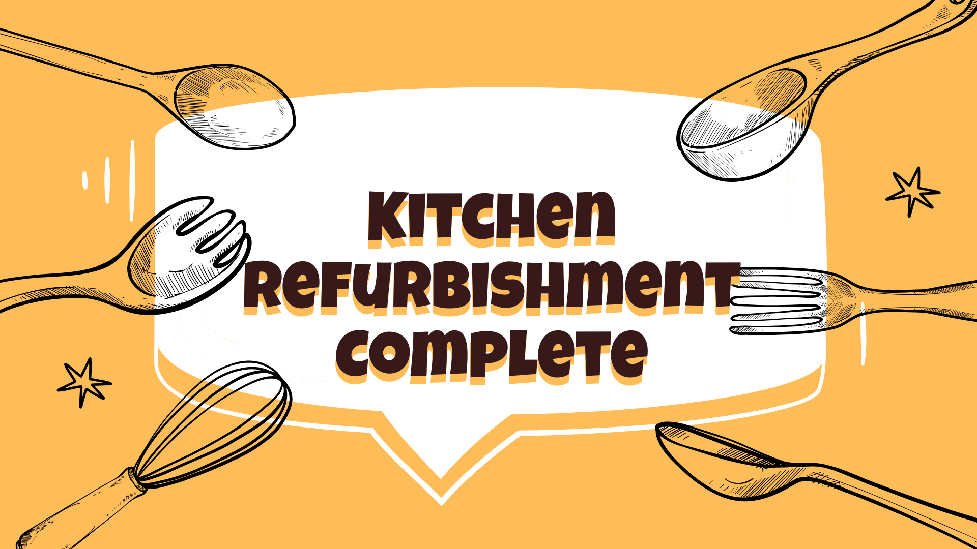 Yellow and White Illustrated Kitchen Presentation (1)